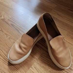 Nisolo Luna Slip on sneakers in Vachetta leather